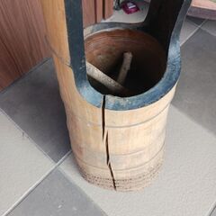 竹細工　花活けの画像