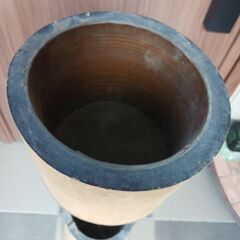 竹細工　花活けの画像