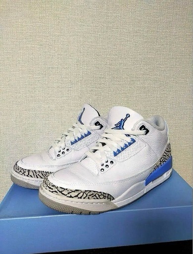 エアジョーダン3 レトロ UNC 26.5cm