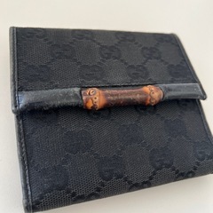 GUCCI バンブー　Wホック財布の画像
