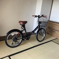 折りたたみ自転車 Mypallas M-209OS III 折りたたみ自転車、20インチ、シマノ6段変速、バスケット、LEDライト、ワイヤーロックの画像