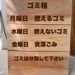 手作り木箱の画像