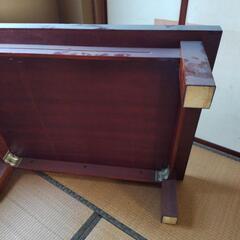 合板製座卓　10脚ほど同型のものがあります　サイズ約122cm×92cm 高さ約35cmの画像