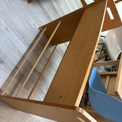 【美品】絵本ラック おもちゃラック 木製ブックシェルフの画像