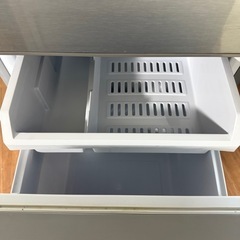 AQUA アクア AQR-13M シルバー 2ドア冷蔵庫
の画像
