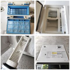 シャープ ドラム式洗濯乾燥機 ES-U111-TL 11kg / 6kgの画像