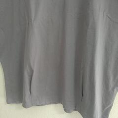 【3XL】GU・フレンチスリーブＴシャツ(グレー)の画像