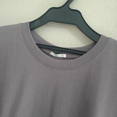 【3XL】GU・フレンチスリーブＴシャツ(グレー)の画像