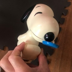 スヌーピーレトロ貯金箱の画像