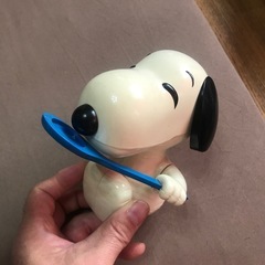 スヌーピーレトロ貯金箱の画像
