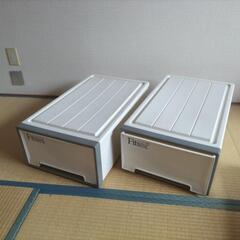 無料★衣装ケース二つセットの画像