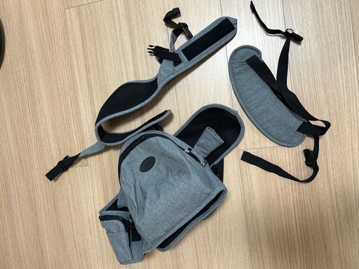 収納力抜群、重さを分散できるヒップベルト