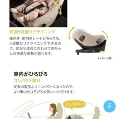 アップリカチャイルドシート長く使用できるの画像