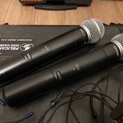Shure PGX4 PGX2 PGX1 PG30 ワイヤレスマイク ヘッドセット ペリカンケースつきの画像