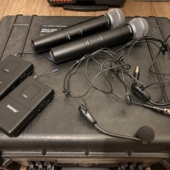 Shure PGX4 PGX2 PGX1 PG30 ワイヤレスマイク ヘッドセット ペリカンケースつきの画像