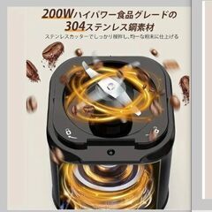 電動コーヒーメーカー　ミル　グラインダー　の画像