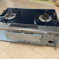 リンナイ都市ガス用2口コンロの画像