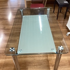 ガラステーブル【町田市再生家具】251532の画像