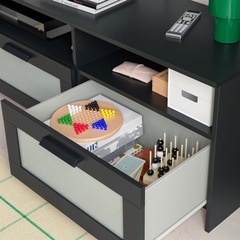 テレビ台　IKEA BRIMNES（ブリムネス）
ブラックの画像