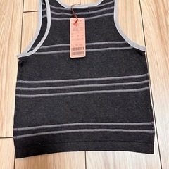 COMME CA ISM ストライプタンクトップ 110（新品）の画像