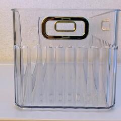 【値引き/9月末までのお取引で】美品）収納ケース（32cm☓14cm☓13.2cm）半年間しか使っていませんの画像