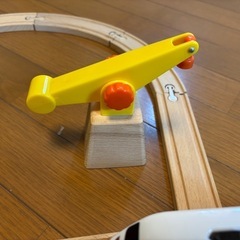 IKEA リラブー　木製トレインセット　電池式機関車の画像