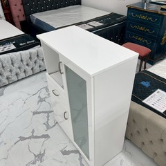 スリムな横幅80cmレンジボード ✨他にもキッチン収納あります♪の画像