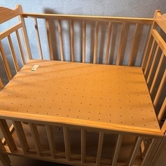 【美品】ベビーベッド ミニ ハイタイプの画像
