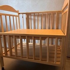 【美品】ベビーベッド ミニ ハイタイプの画像
