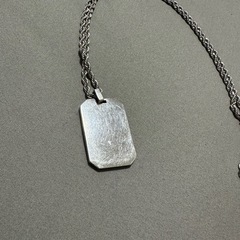 D&Gシルバーネックレスの画像