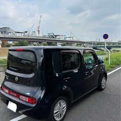 車検2026年10月まで！日産キューブ Z12 15Xインディゴ＋プラズマ　即乗り可／禁煙・事故歴なし／総額25万円の画像