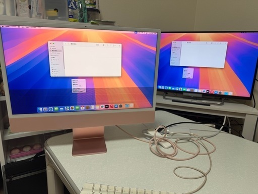 iMac 4.5K Retina メモリー16GB ピンク　24インチ