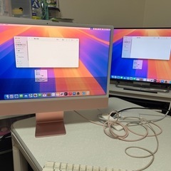 iMac 4.5K Retina メモリー16GB ピンク　24インチの画像