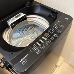 ハイセンス 洗濯機　HW-G55E2K 5.5KG ブラックの画像