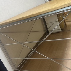 無印良品　ステンレスユニットデスクの画像