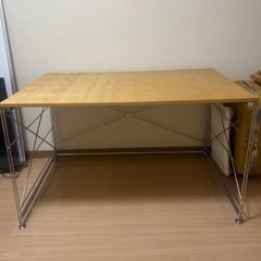 無印良品　ステンレスユニットデスクの画像