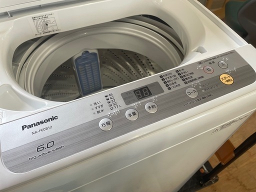 082500 パナソニック6.0kg洗濯機2019年製