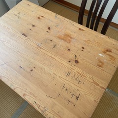無印テーブルの画像