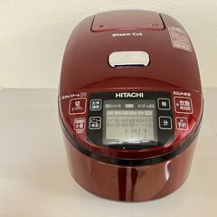 日立IHジャー炊飯器5.5合 蒸気カット 極上炊き 圧力＆スチーム RZ-SV100K(R) の画像