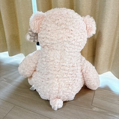 【値下げ可能】テディベア　ビック　大きい　くま　ぬいぐるみ　コストコ　ピンクの画像