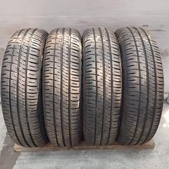 155/65R14　アルミ　タイヤ4本セット　No.266 　ダイハツ軽、14インチ　の画像