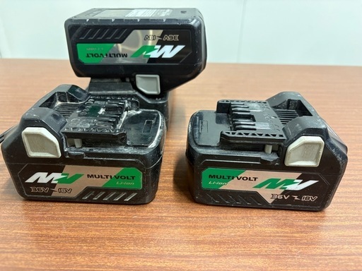 ハイコーキ36Vバッテリー3個