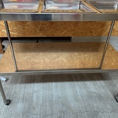 ステンレスワゴン入荷✨️ 早い者勝ち‼️ OKADAI  業務用 ステンレス家具 医療用 キッチン作業の画像