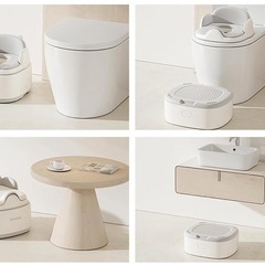 【新品】Bebamour おまる 補助便座 トイレトレーニング 3WAY グレーの画像