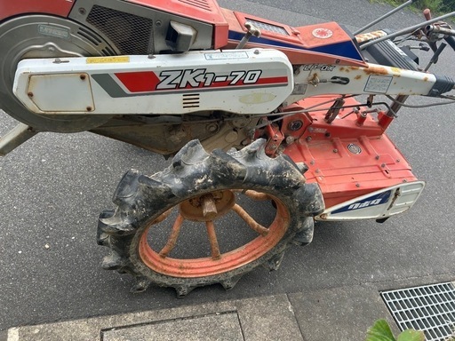 メーカー：クボタ ディーゼル耕運機 型番：ZK1-70