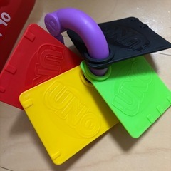 UNO 音声機能付きおもちゃ カードセット　フィッシャープライス　バイリンガルの画像