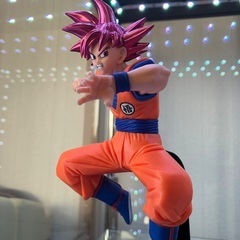 ドラゴンボール超 MATCH MAKERS フィギュア 孫悟空（超サイヤ人ゴッド）＆ ビルス 2体セット（箱あり）の画像