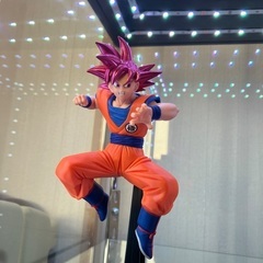 ドラゴンボール超 MATCH MAKERS フィギュア 孫悟空（超サイヤ人ゴッド）＆ ビルス 2体セット（箱あり）の画像