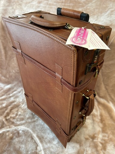 ユーラシア豚革トランクキャリーケースキャリーバッグ旅行バッグスーツケースコロコロ男女兼用ユニセックスレディース女性用メンズ男性用