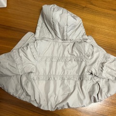【美品】petit main ベージュダウン80サイズの画像